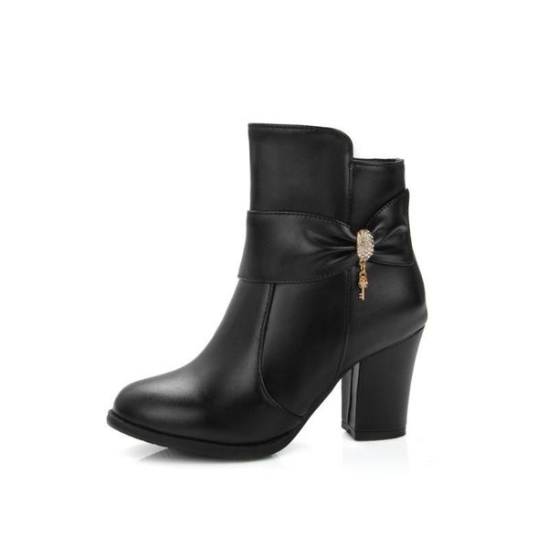 boots butterfly knot sweet round toe side zipper ankle womens winter rhinestone patent leather bota feminina fashion party shoes, Black
boots butterfly knot sweet round toe side zipper ankle womens winter rhinestone patent leather bota feminina fashion party shoes, Black