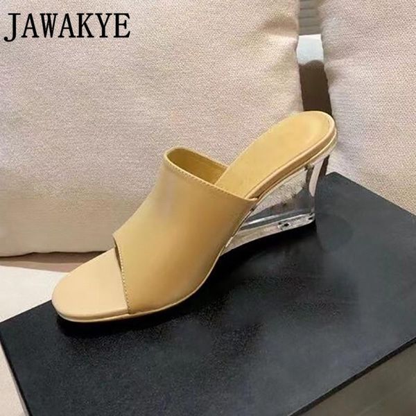 genuine leather wedge heel mules women slippers slip on summer slides party women sandals causal designer shoes for, Black
genuine leather wedge heel mules women slippers slip on summer slides party women sandals causal designer shoes for, Black