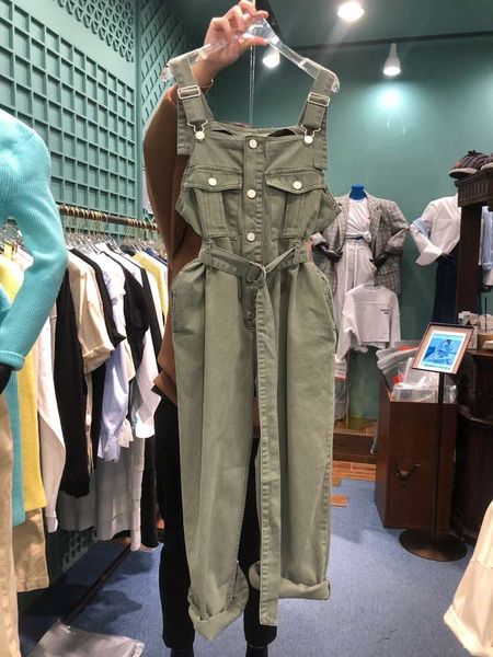 dongdamen spring women's temperament high waist buckle suspenders with belt fashion, Blue
dongdamen spring women's temperament high waist buckle suspenders with belt fashion, Blue