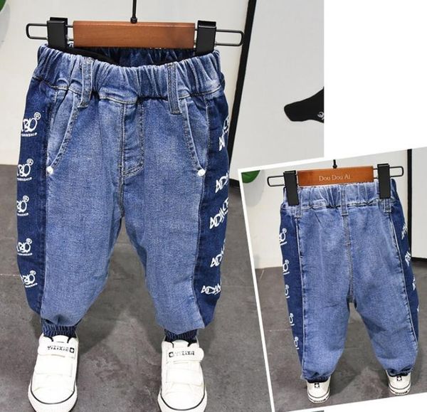 jeans children's kids boys trousers retro stitching letters printed casual loose pants, Blue
jeans children's kids boys trousers retro stitching letters printed casual loose pants, Blue