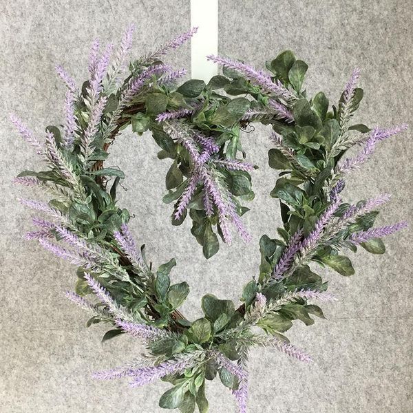 decorative flowers & wreaths artificial flower flocking lavender heart-shaped wreath valentine's day door hanging decoration
decorative flowers & wreaths artificial flower flocking lavender heart-shaped wreath valentine's day door hanging decoration