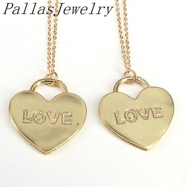 pendant necklaces 5pcs, gold color cubic zircon pave love in heart necklace women jewelry for gift, Silver
pendant necklaces 5pcs, gold color cubic zircon pave love in heart necklace women jewelry for gift, Silver