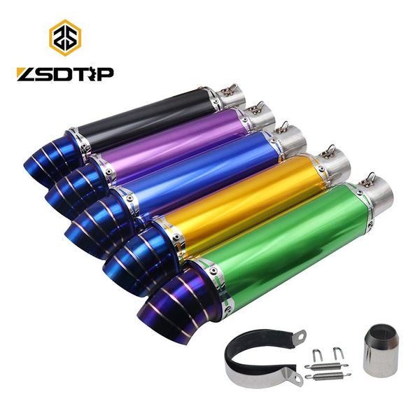zsdtrp 51mm universal motorcycle exhaust muffler 400mm colorful pipe scooter gy6 exhaust cbr125 fz400 z750 r1 r3 r6
zsdtrp 51mm universal motorcycle exhaust muffler 400mm colorful pipe scooter gy6 exhaust cbr125 fz400 z750 r1 r3 r6