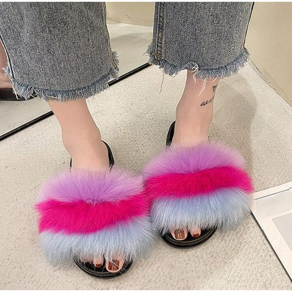 slippers mix colored female warm women footwear 2021 plush for women's fur flat shoes soft bottom autumn ladies outside, Black
slippers mix colored female warm women footwear 2021 plush for women's fur flat shoes soft bottom autumn ladies outside, Black