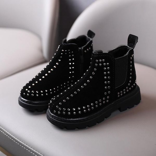 boots 2021 girl stylish rivet snow children ankle autumn winter shoes for kids boys leather eur26-36, Black;grey
boots 2021 girl stylish rivet snow children ankle autumn winter shoes for kids boys leather eur26-36, Black;grey