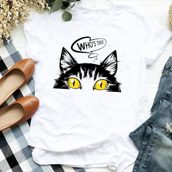 cartoon cat pet animal flower womens t shirt print fashion printing tee female clothes top, White
cartoon cat pet animal flower womens t shirt print fashion printing tee female clothes top, White
