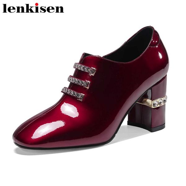 dress shoes lenkisen classic color women pumps natural leather round toe high heels rhinestone decorations young lady brand l83, Black
dress shoes lenkisen classic color women pumps natural leather round toe high heels rhinestone decorations young lady brand l83, Black