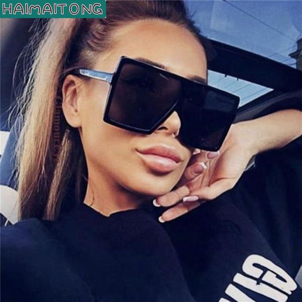sunglasses oversized shades woman black fashion square glasses big frame vintage retro oculos feminino, White;black
sunglasses oversized shades woman black fashion square glasses big frame vintage retro oculos feminino, White;black