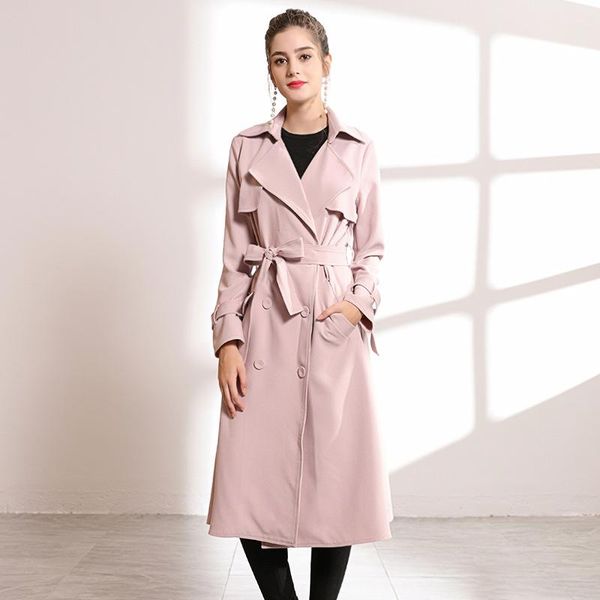 women's trench coats windbreaker autumn winter 2021 coat mid-length belt fashion solid color slim slimming female z762, Tan;black
women's trench coats windbreaker autumn winter 2021 coat mid-length belt fashion solid color slim slimming female z762, Tan;black