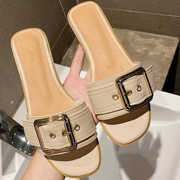 woman's slippers women metal decoration 2021 summer shoes woman outdoor flat beach fashion female slides laides sandals new, Black
woman's slippers women metal decoration 2021 summer shoes woman outdoor flat beach fashion female slides laides sandals new, Black
