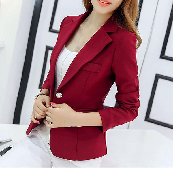 women's suits & blazers elegant navy burgundy straight smooth jacket office lady style coat business formal wear plus size candy color, White;black
women's suits & blazers elegant navy burgundy straight smooth jacket office lady style coat business formal wear plus size candy color, White;black