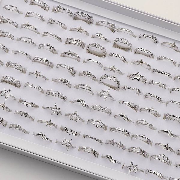 women's fashion finger rings golden silver plated star heart metal mix style jewelry for party gift
women's fashion finger rings golden silver plated star heart metal mix style jewelry for party gift