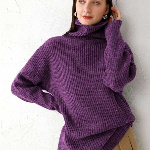 cashmere autumn winter highneck thick oversize sweater pullover loose sweater pullovers female long sleeve 211215, White;black
cashmere autumn winter highneck thick oversize sweater pullover loose sweater pullovers female long sleeve 211215, White;black