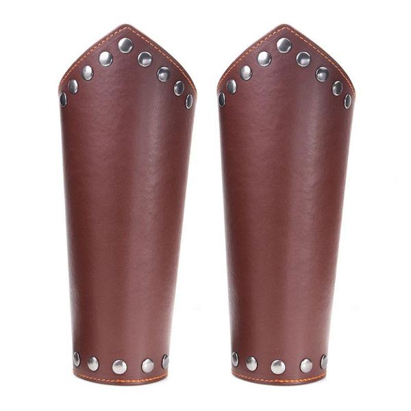 tennis 2 pack faux leather arm guards gauntlet wrist guard medieval bracer halloween costume party props jewelry 264e, Golden;silver
tennis 2 pack faux leather arm guards gauntlet wrist guard medieval bracer halloween costume party props jewelry 264e, Golden;silver
