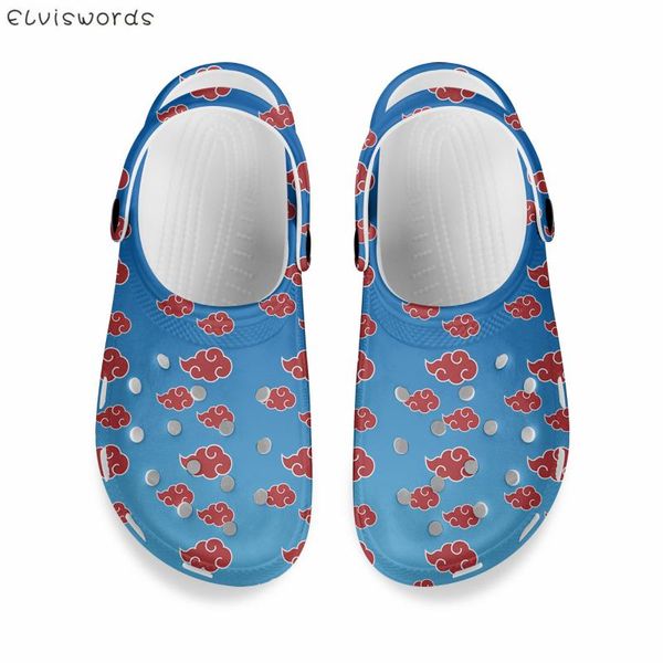 slippers elviswords gradient akatsuki cloud print female slip-on summer outdoor hole shoes woman's light sandals large size home, Black
slippers elviswords gradient akatsuki cloud print female slip-on summer outdoor hole shoes woman's light sandals large size home, Black