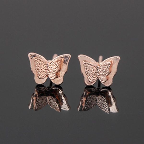 stud butterfly earrings 3d rose gold color metal for women child frosted cartilage ear studs, Golden;silver
stud butterfly earrings 3d rose gold color metal for women child frosted cartilage ear studs, Golden;silver