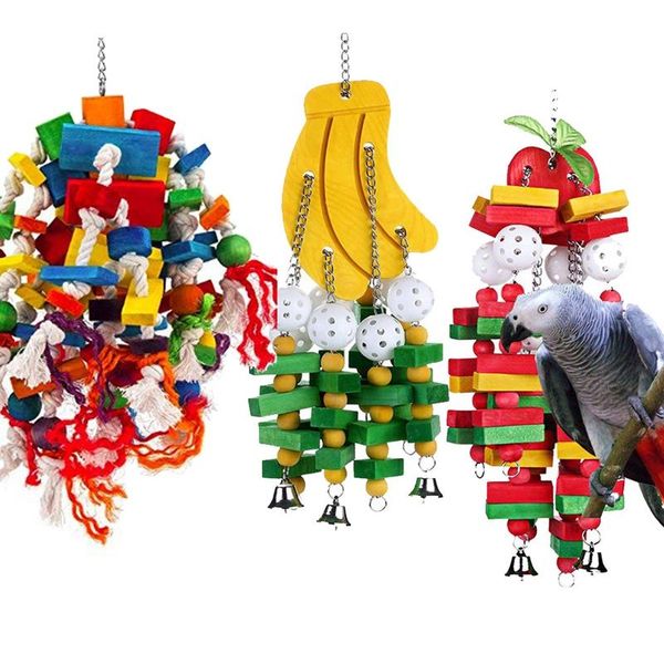 other bird supplies parrots gnawing toys birds bite toy colorful wooden blocks strings cage accessories
other bird supplies parrots gnawing toys birds bite toy colorful wooden blocks strings cage accessories