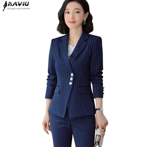 women's suits & blazers business interview women fashion stripe pants temperament formal long sleeve blazer and office ladies work wear, White;black
women's suits & blazers business interview women fashion stripe pants temperament formal long sleeve blazer and office ladies work wear, White;black