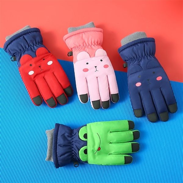 new children's ski gloves five finger winter boys' cartoon plush waterproof girls' warm, Black
new children's ski gloves five finger winter boys' cartoon plush waterproof girls' warm, Black