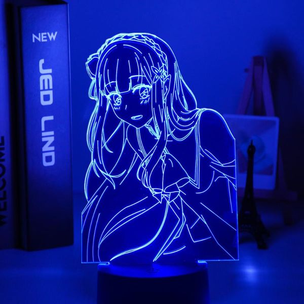 night lights anime light re zero starting life in another world led for room decor nightlight gift emilia 3d lamp
night lights anime light re zero starting life in another world led for room decor nightlight gift emilia 3d lamp