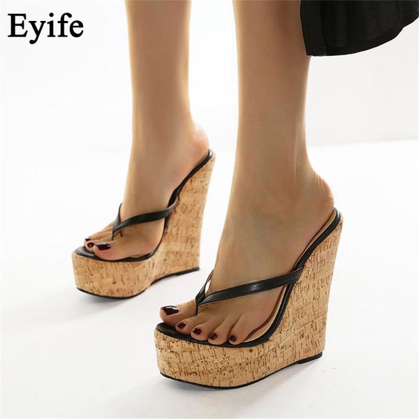sandals women wedge 2021 summer fashion clip toe slip on ladies high heel platform shoes 35-42 big size female flip flops, Black
sandals women wedge 2021 summer fashion clip toe slip on ladies high heel platform shoes 35-42 big size female flip flops, Black