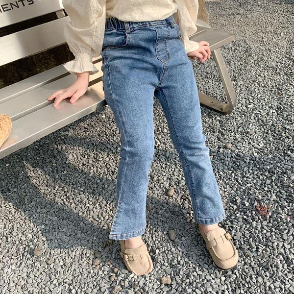 2021 spring new arrival girls fashion denim pants kids korean design flared jeans, Blue
2021 spring new arrival girls fashion denim pants kids korean design flared jeans, Blue