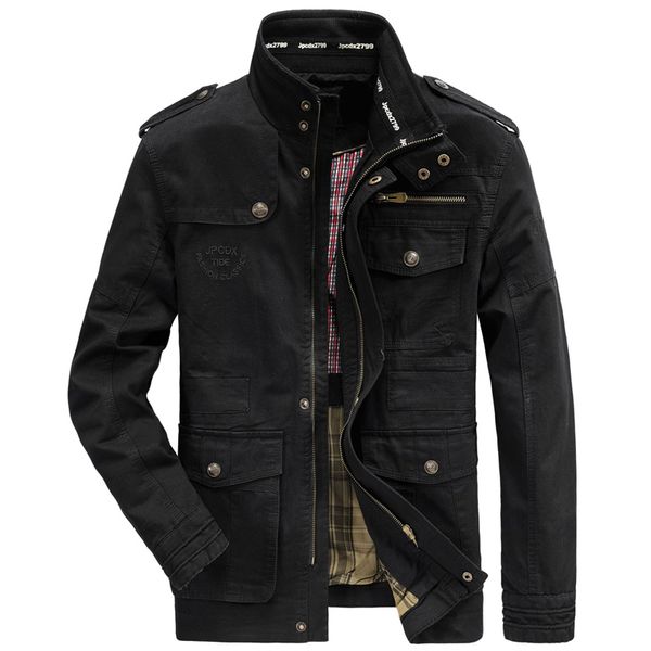 men's jackets spring autumn jacket men 100% cotton business casual cargo military multi-pocket mens and coat male chaqueta hombre, Black;brown
men's jackets spring autumn jacket men 100% cotton business casual cargo military multi-pocket mens and coat male chaqueta hombre, Black;brown