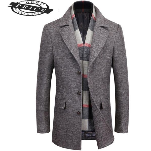 winter coats new wool men coat casaco thick masculino sobretudo mens overcoat male warm overwear with scarf, Black
winter coats new wool men coat casaco thick masculino sobretudo mens overcoat male warm overwear with scarf, Black