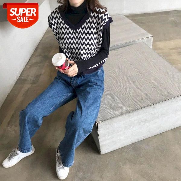 women's knit sweater vest 2020 early autumn clothes new western style loose vest knit sweater sleeveless women high street #8w1b, White
women's knit sweater vest 2020 early autumn clothes new western style loose vest knit sweater sleeveless women high street #8w1b, White