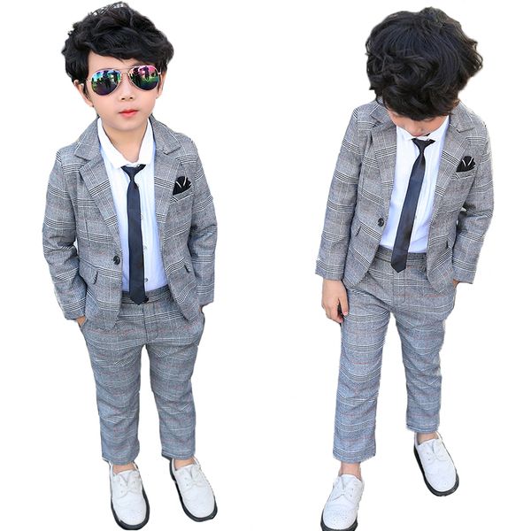 formal children plaid dress suit set boy wedding party catwalk piano performance costume kids plaid blazer pants clothing sets, Black
formal children plaid dress suit set boy wedding party catwalk piano performance costume kids plaid blazer pants clothing sets, Black