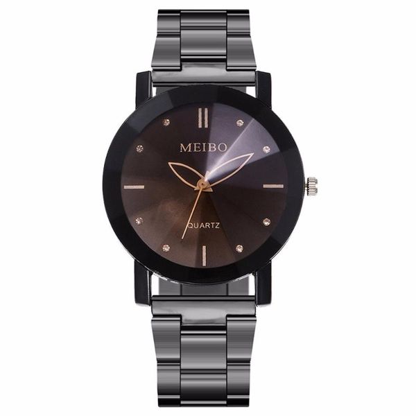 wristwatches drop women black stainless steel quartz wrist watches ladies dress gift clock zegarek damski, Slivery;brown
wristwatches drop women black stainless steel quartz wrist watches ladies dress gift clock zegarek damski, Slivery;brown