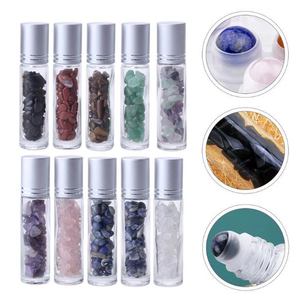storage bottles & jars 10pcs glass roller essential oil bottle semiprecious stones empty
storage bottles & jars 10pcs glass roller essential oil bottle semiprecious stones empty