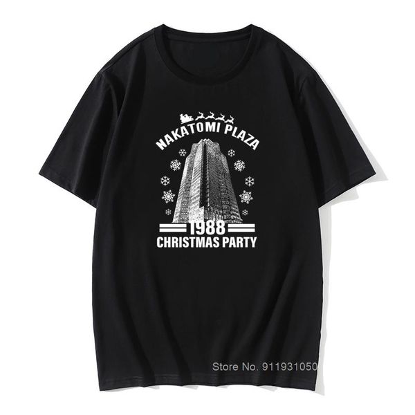 men's t-shirts tshirts nakatomi plaza funny christmas party 1988 tee shirt o neck clothes cotton, White;black
men's t-shirts tshirts nakatomi plaza funny christmas party 1988 tee shirt o neck clothes cotton, White;black
