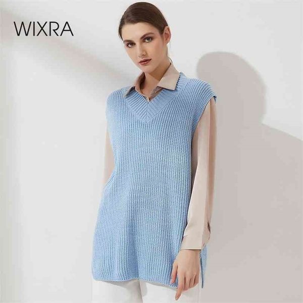 wixra women knitted sweater vest solid v-neck sleeveless navel loose casual pullover 210819, Black;white
wixra women knitted sweater vest solid v-neck sleeveless navel loose casual pullover 210819, Black;white