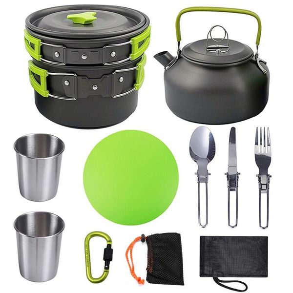 camp kitchen camping cookware set outdoor portable pot 2-3 people wild picnic barbecue tableware travel pan hiking tools
camp kitchen camping cookware set outdoor portable pot 2-3 people wild picnic barbecue tableware travel pan hiking tools