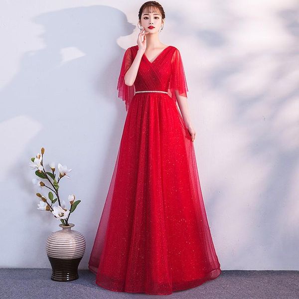 ethnic clothing butterfly sleeve evening party dress gown mesh v-neck pleated qipao red rhinestone sashes folds cheongsam maxi bandage vesti
ethnic clothing butterfly sleeve evening party dress gown mesh v-neck pleated qipao red rhinestone sashes folds cheongsam maxi bandage vesti