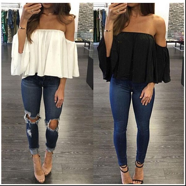 cropped 2021 kawaii summer shirts flare sleeve blusa feminina women blouse chiffon blusas off shoulder party, White
cropped 2021 kawaii summer shirts flare sleeve blusa feminina women blouse chiffon blusas off shoulder party, White