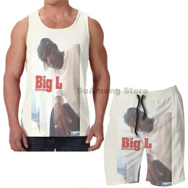 men's tracksuits summer funny print men tank women big l rest in peace beach shorts sets fitness vest, Gray
men's tracksuits summer funny print men tank women big l rest in peace beach shorts sets fitness vest, Gray