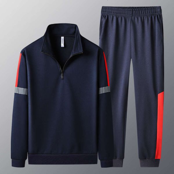 2021 new half zipper sweater trend men's spring and autumn long sleeve head contrast casual sportswear two piece suit, Gray
2021 new half zipper sweater trend men's spring and autumn long sleeve head contrast casual sportswear two piece suit, Gray