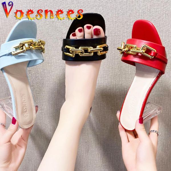 slippers summer metal decoration women shoes all-match square head shallow mouth transparent high heels korean style sandals, Black
slippers summer metal decoration women shoes all-match square head shallow mouth transparent high heels korean style sandals, Black