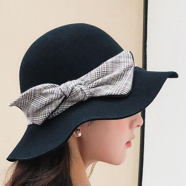 stingy brim hats bingyuanhaoxuan 2021 fashion fedoras women's jazz hat dome butterfly 100% wool cap elegant casual, Blue;gray
stingy brim hats bingyuanhaoxuan 2021 fashion fedoras women's jazz hat dome butterfly 100% wool cap elegant casual, Blue;gray