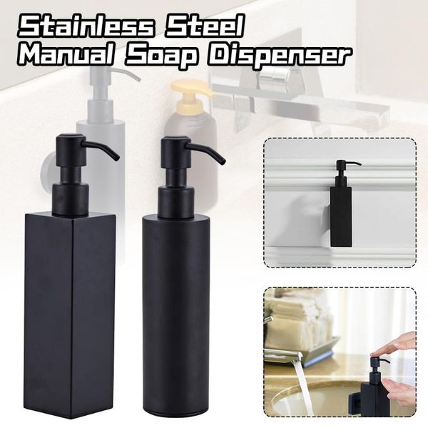 storage boxes & bins 200ml black soap dispenser stainless steel hand pump wall mounted shampoo lotion shower gel bathroom accessories
storage boxes & bins 200ml black soap dispenser stainless steel hand pump wall mounted shampoo lotion shower gel bathroom accessories