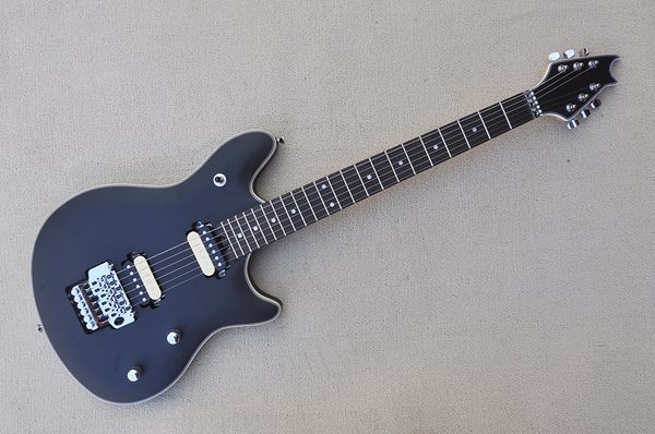 factory custom matte black electric guitar with floyd rose,rosewood fretboard,can be customized as request
factory custom matte black electric guitar with floyd rose,rosewood fretboard,can be customized as request
