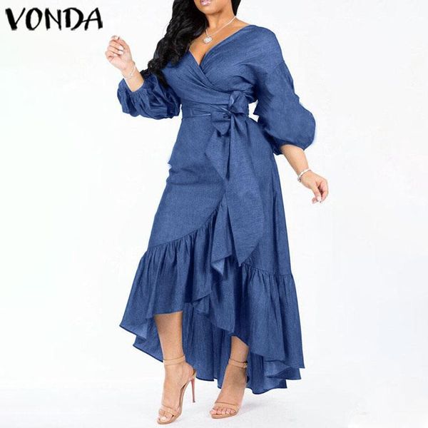 casual dresses vonda 2021 summer ruffled dress vintage women v neck 3/4 lantern sleeve shirt loose beach sundress bohemian vestidos, Black;gray
casual dresses vonda 2021 summer ruffled dress vintage women v neck 3/4 lantern sleeve shirt loose beach sundress bohemian vestidos, Black;gray