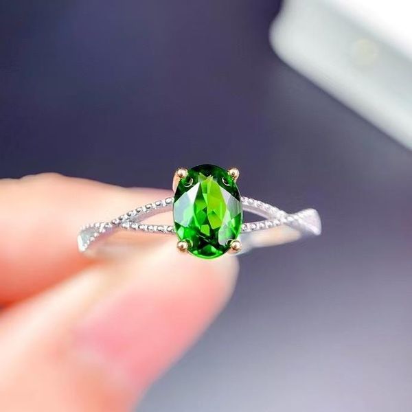 cluster rings colife jewelry simple silver ring with gemstone 5mm*7mm natural diopside fashion 925 gift for woman, Golden;silver
cluster rings colife jewelry simple silver ring with gemstone 5mm*7mm natural diopside fashion 925 gift for woman, Golden;silver