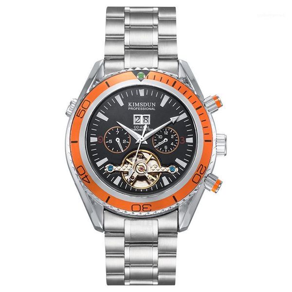 wristwatches fashion watch men's waterproof steel belt tourbillon automatic multi-function luxury mechanical explosion wa94, Slivery;brown
wristwatches fashion watch men's waterproof steel belt tourbillon automatic multi-function luxury mechanical explosion wa94, Slivery;brown