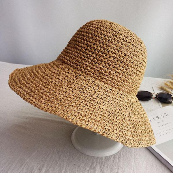 wide brim hats fashion women straw hat summer lady sun visor cap panama style bucket strawhat beach outdoor girl, Blue;gray
wide brim hats fashion women straw hat summer lady sun visor cap panama style bucket strawhat beach outdoor girl, Blue;gray