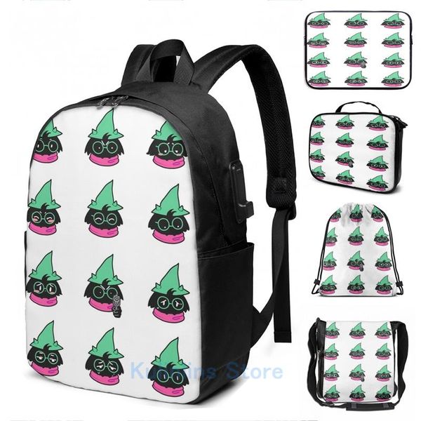 backpack funny graphic print ralsei usb charge men school bags women bag travel laptop
backpack funny graphic print ralsei usb charge men school bags women bag travel laptop
