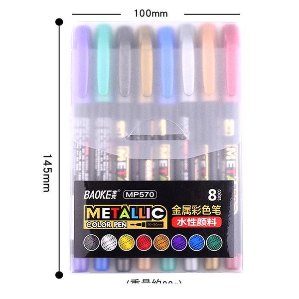 8pcs metallic highlighter markers set diy art craft album pen black card painting drawing marking pen arts and crafts jllicv
8pcs metallic highlighter markers set diy art craft album pen black card painting drawing marking pen arts and crafts jllicv