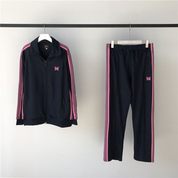 men's pants stripe sweatpants men women hip hop pink butterfly embroidery needles awge jx25, Black
men's pants stripe sweatpants men women hip hop pink butterfly embroidery needles awge jx25, Black